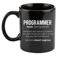 Funny Programmer Meaning Design Programmer Noun Defintion 11oz C Handle Ceramic Mug