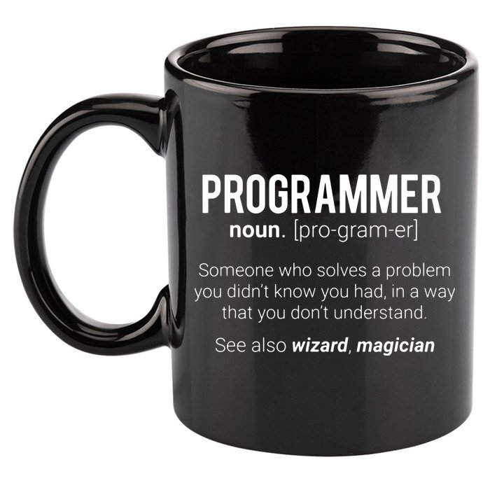 Funny Programmer Meaning Design Programmer Noun Defintion 11oz C Handle Ceramic Mug
