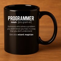 Funny Programmer Meaning Design Programmer Noun Defintion 11oz C Handle Ceramic Mug