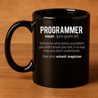 Funny Programmer Meaning Design Programmer Noun Defintion 11oz C Handle Ceramic Mug
