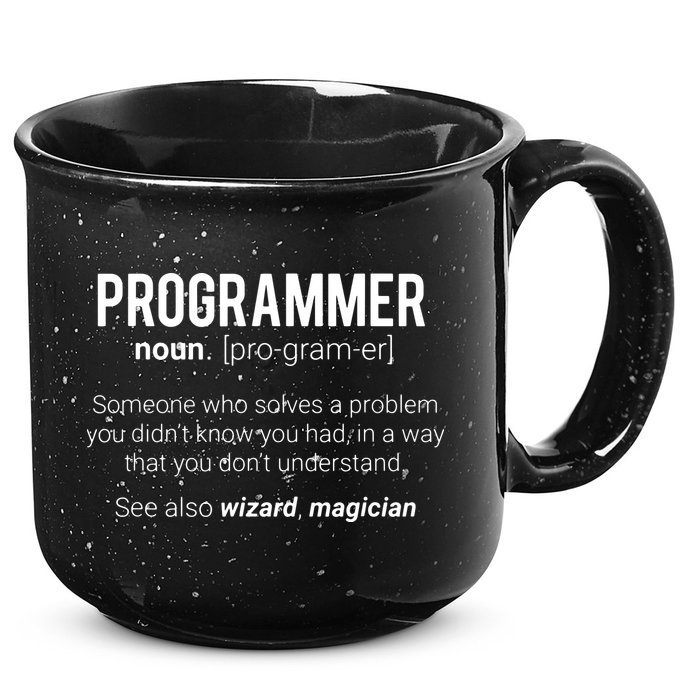 Funny Programmer Meaning Design Programmer Noun Defintion 15oz Campfire Ceramic Mug