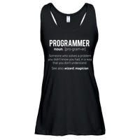 Funny Programmer Meaning Design Programmer Noun Defintion Ladies Essential Flowy Tank