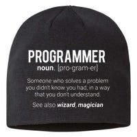 Funny Programmer Meaning Design Programmer Noun Defintion Sustainable Beanie