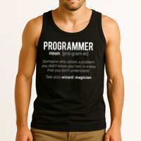 Funny Programmer Meaning Design Programmer Noun Defintion Tank Top