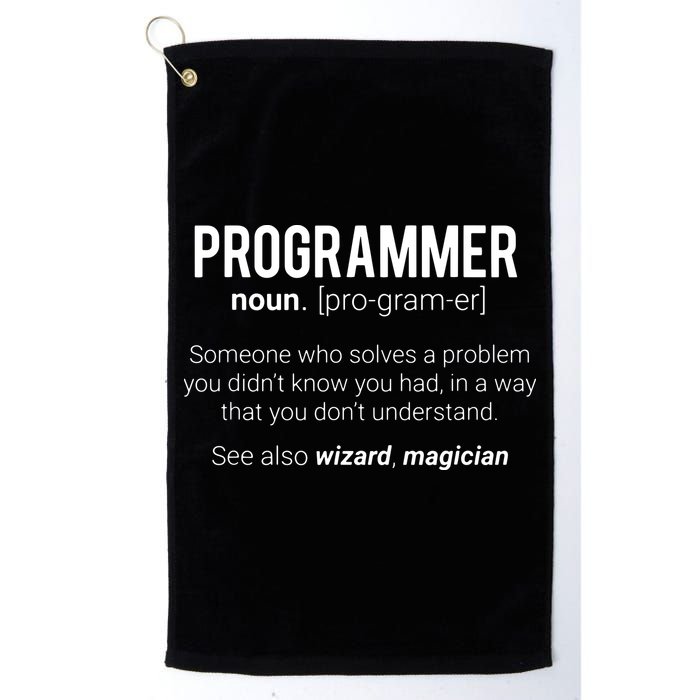 Funny Programmer Meaning Design Programmer Noun Defintion Golf Towel