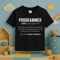 Funny Programmer Meaning Design Programmer Noun Defintion Toddler T-Shirt