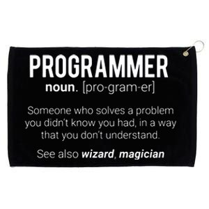 Funny Programmer Meaning Design Programmer Noun Defintion Grommeted Golf Towel