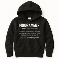 Funny Programmer Meaning Design Programmer Noun Defintion Kids Hoodie