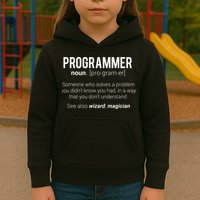 Funny Programmer Meaning Design Programmer Noun Defintion Kids Hoodie