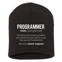 Funny Programmer Meaning Design Programmer Noun Defintion Short Acrylic Beanie