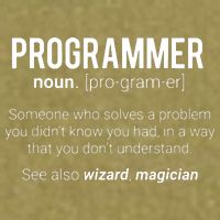 Funny Programmer Meaning Design Programmer Noun Defintion Garment-Dyed Women's Muscle Tee