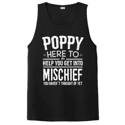 Funny Poppy Mischief Design Idea Fathers Day Poppy Cute Gift PosiCharge Competitor Tank