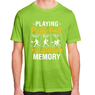 Funny Pickleball Memory Graphic Pickleball Player Cool Gift Adult ChromaSoft Performance T-Shirt