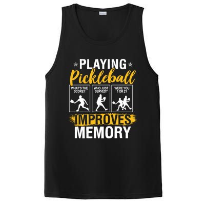 Funny Pickleball Memory Graphic Pickleball Player Cool Gift PosiCharge Competitor Tank