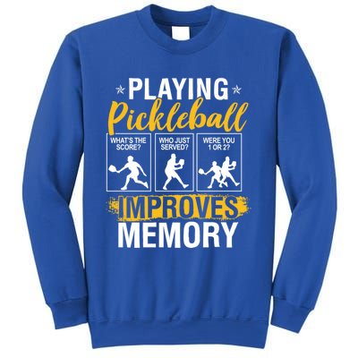 Funny Pickleball Memory Graphic Pickleball Player Cool Gift Sweatshirt