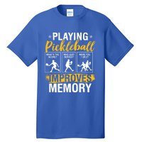 Funny Pickleball Memory Graphic Pickleball Player Cool Gift Tall T-Shirt