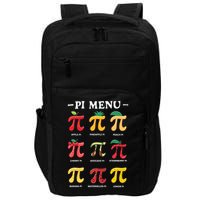 Funny Pie Menu Cool Pi Day Pi 3 Impact Tech Backpack