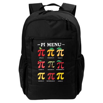 Funny Pie Menu Cool Pi Day Pi 3 Daily Commute Backpack