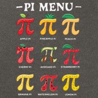 Funny Pie Menu Cool Pi Day Pi 3 Cotton Canvas Backpack