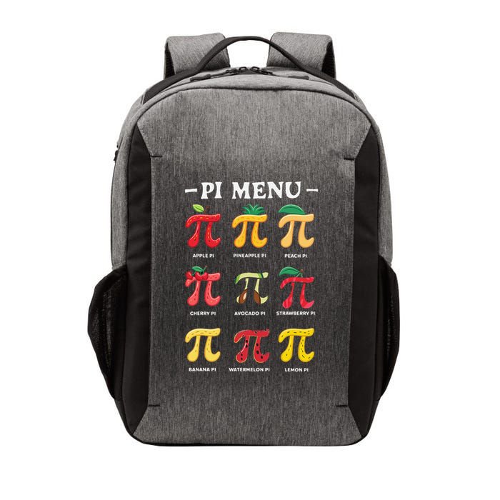 Funny Pie Menu Cool Pi Day Pi 3 Vector Backpack