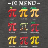 Funny Pie Menu Cool Pi Day Pi 3 Vector Backpack