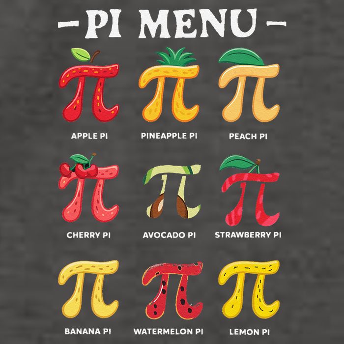 Funny Pie Menu Cool Pi Day Pi 3 Vector Backpack