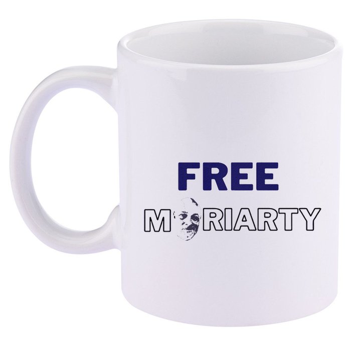 Free Pat Moriarty Premium 11oz C Handle Ceramic Mug