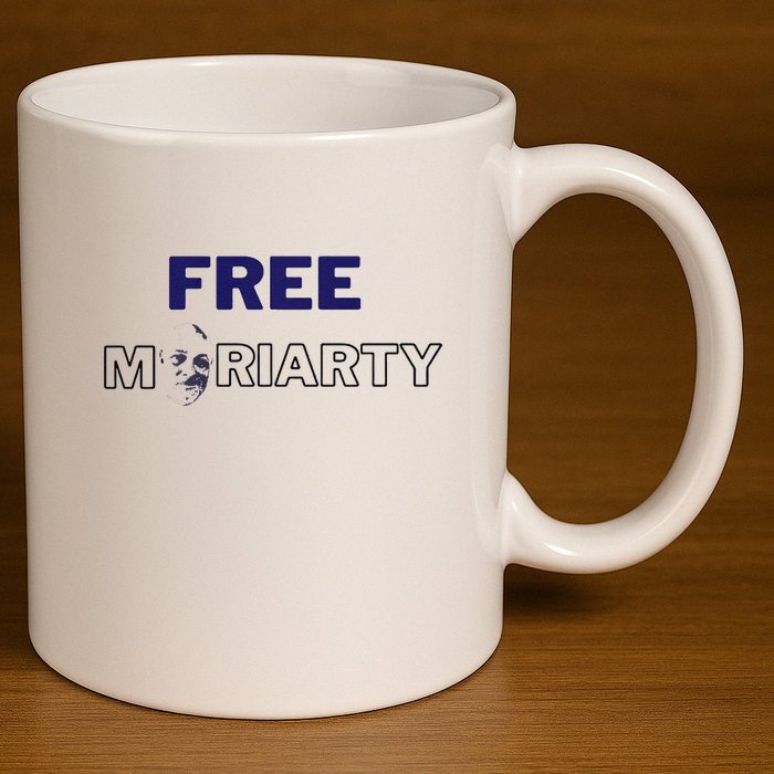 Free Pat Moriarty Premium 11oz C Handle Ceramic Mug