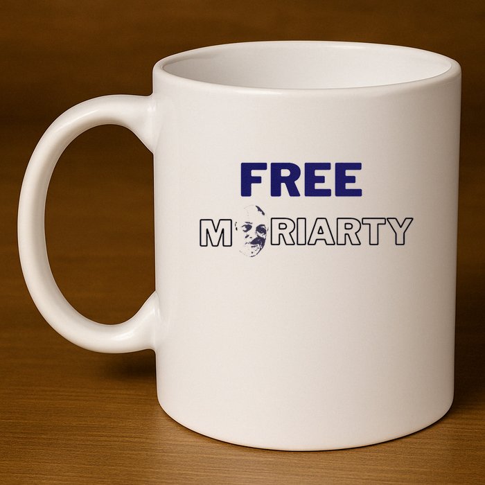 Free Pat Moriarty Premium 11oz C Handle Ceramic Mug
