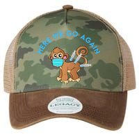 Funny Monkeypox Virus Legacy Tie Dye Trucker Hat