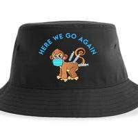 Funny Monkeypox Virus Sustainable Bucket Hat