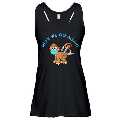 Funny Monkeypox Virus Ladies Essential Flowy Tank