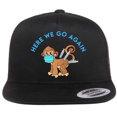 Funny Monkeypox Virus Flatbill Hat