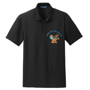 Funny Monkeypox Virus Dry Zone Grid Polo