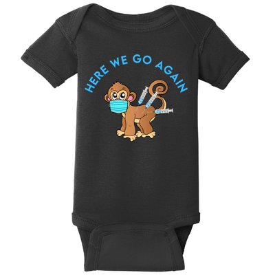 Funny Monkeypox Virus Baby Bodysuit