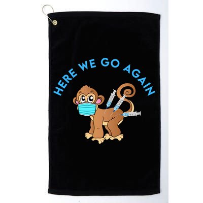 Funny Monkeypox Virus Golf Towel