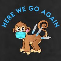 Funny Monkeypox Virus Golf Towel