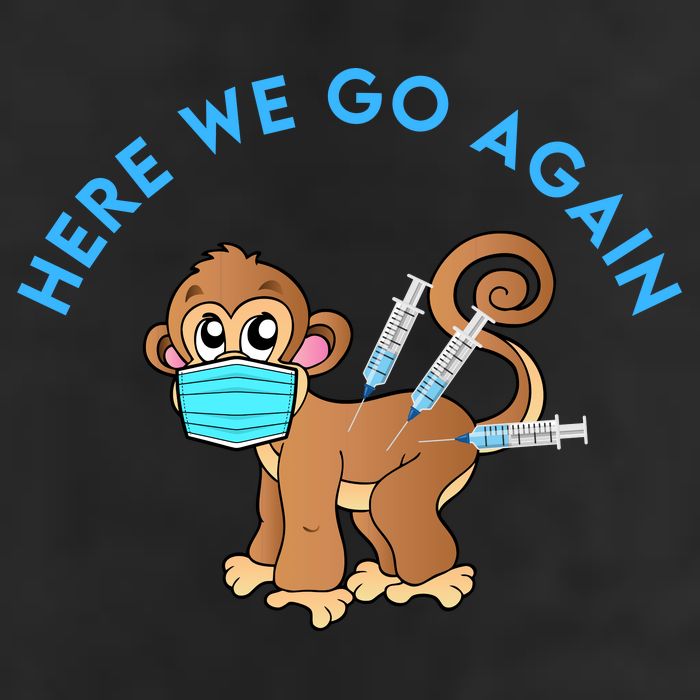 Funny Monkeypox Virus Golf Towel