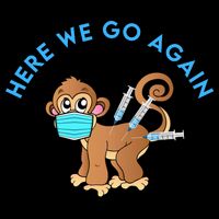 Funny Monkeypox Virus Crop Top