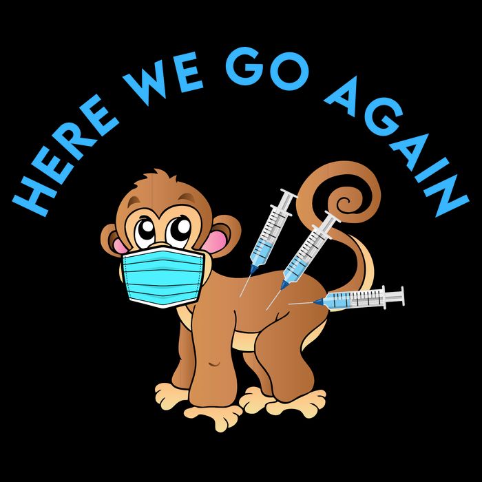 Funny Monkeypox Virus Crop Top
