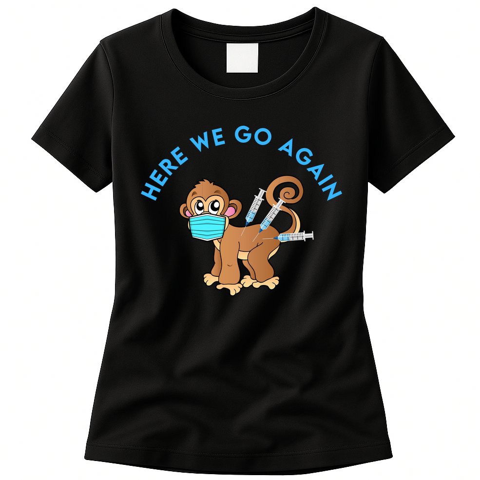 Funny Monkeypox Virus Womens T-Shirt