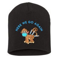 Funny Monkeypox Virus Short Acrylic Beanie