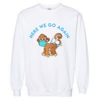 Funny Monkeypox Virus Garment-Dyed Sweatshirt
