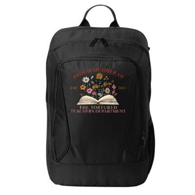 Funny Proud Member Of The Tortured Teachers Department City Backpack