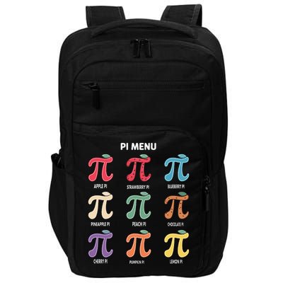 Funny Pi Menu Math Nerd present for Pi Day and Teachers Impact Tech Backpack