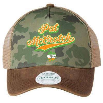 Funny Pat McCrotch St. Patricks Day Shamrock Legacy Tie Dye Trucker Hat