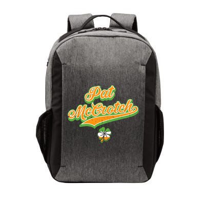 Funny Pat McCrotch St. Patricks Day Shamrock Vector Backpack