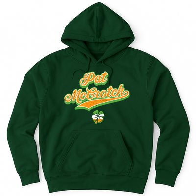 Funny Pat McCrotch St. Patricks Day Shamrock Hoodie