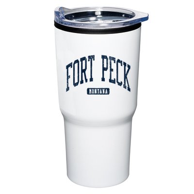 Fort Peck Montana Mt Style Blue Tumbler
