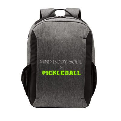 Fun Pickleball, Mind Body Soul, Pickleball For Life Vector Backpack